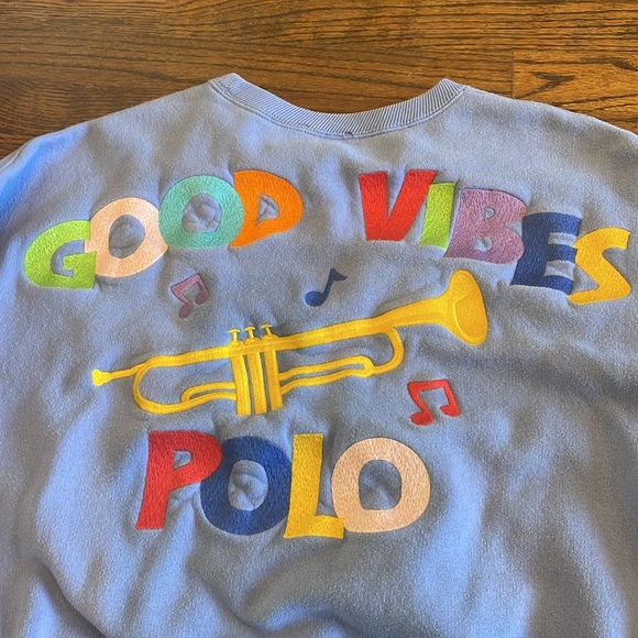 Polo Ralph Lauren good vibes only sweatshirt - Picture 3 of 4